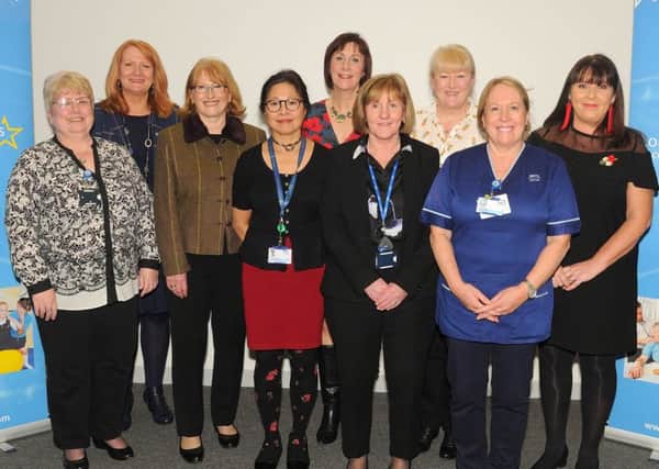 NHS Forth Valley staff with 40 years service