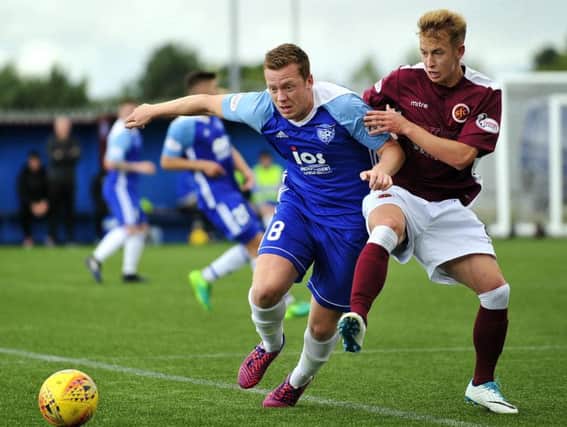 Harry Paton will remain at Stenhousemuir until the end of the season
