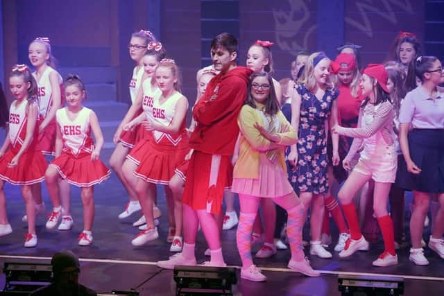 29-01-2018. Picture Michael Gillen. FALKIRK, Falkirk Town Hall. Big Bad Wolf dress rehearsal of High School Musical.