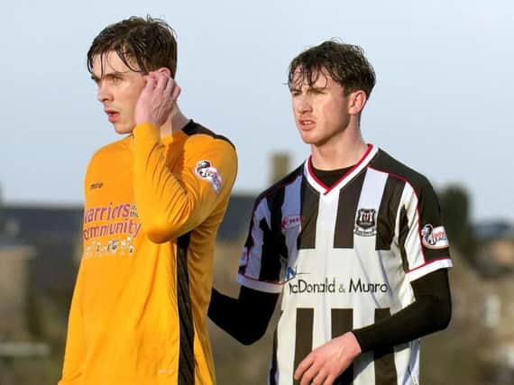 There was disappointment for Mark McGuigan and Stenhousemuir at Elgin last week. (Pic by Robert W. Crombie)