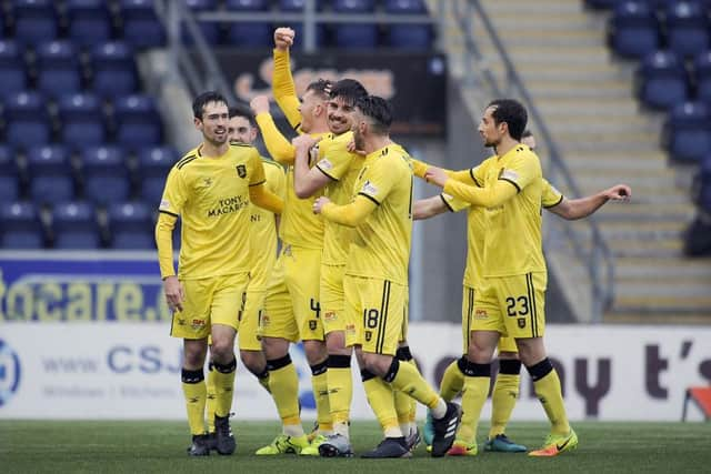 Paul hartley had no complaints over the winners of the game after a flat performance from Falkirk. Picture Michael Gillen.