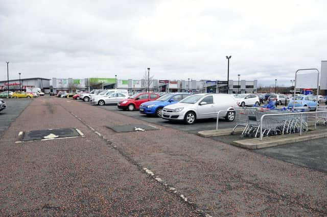 Swords stole the tools from The Range, at the Falkirk Central Retail Park (above) Pic Michael Gillen