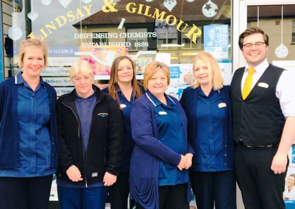 The team at Lindsay and Gilmour of Grangemouth.