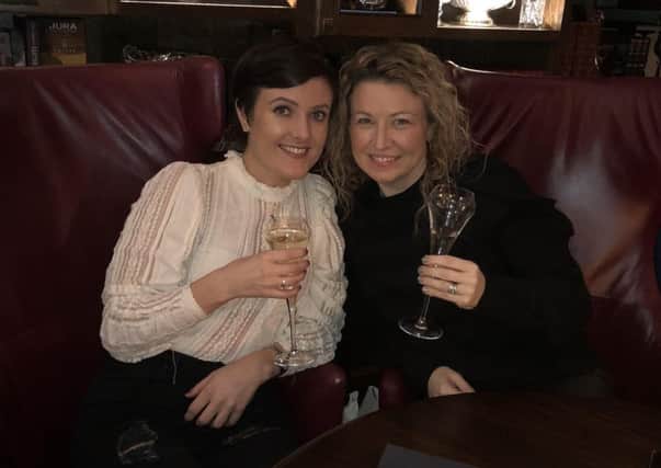 Mandie enjoyed spending time at Citizen restaurant in Glasgow with her friend Debbie.