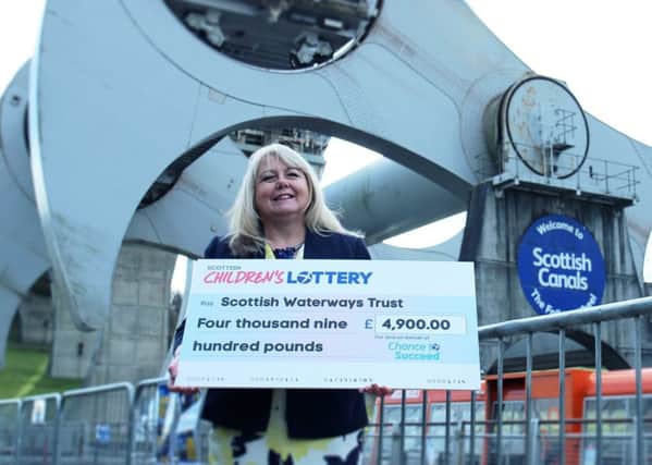 Scottish Waterways Trust in Falkirk receives Â£4900 from Scottish Children's Lottery