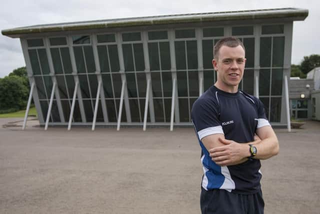 Grant grew up in Falkirk and attended St Margaret's Primary in Polmont before becoming a member of the local athletics club. Pic by Jonathan Faulds.