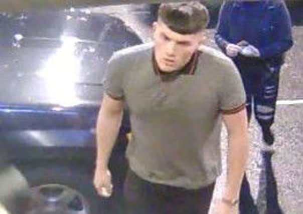 Police want to trace this man in connection with a serious assault in Falkirk