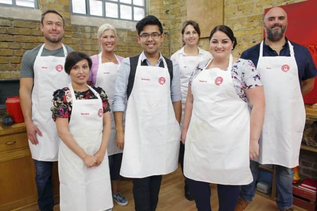 Michele Brodie from Carronshore, third left, with her fellow MasterChef contestants