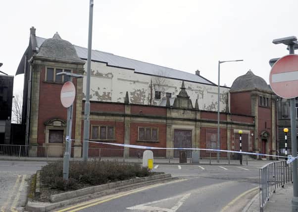 Sections of the former Empire Electic Theatre roof were blown off by high winds (Picture by Michael Gillen)