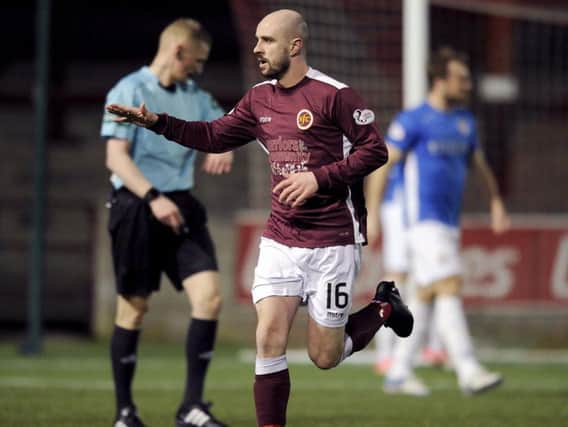 Jamie Longworth's goal wasn't enough for Stenhousemuir against Cowdenbeath
