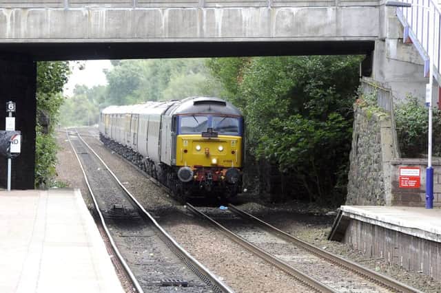 The incident took place at Grahamston Railway Station. Stock pic: Michael Gillen