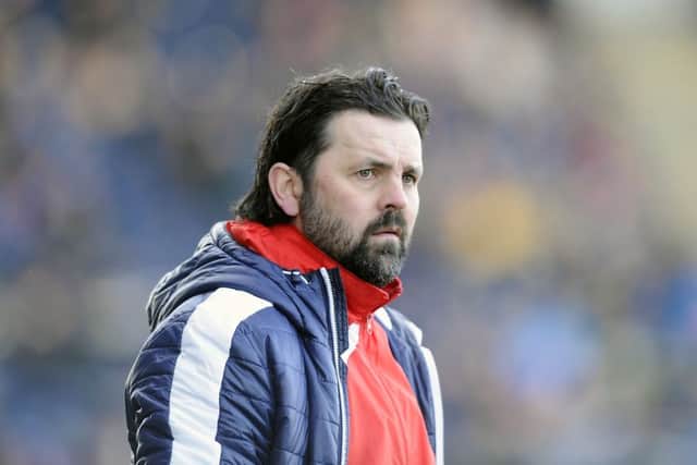 Paul Hartley saw a great win for his side. Picture - archive