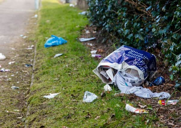 Littering is a big problem in this country, according to Keep Scotland Beautiful statistics