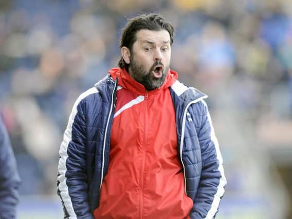 Paul Hartley watched his side defeated in the derby. Picture: FH archive