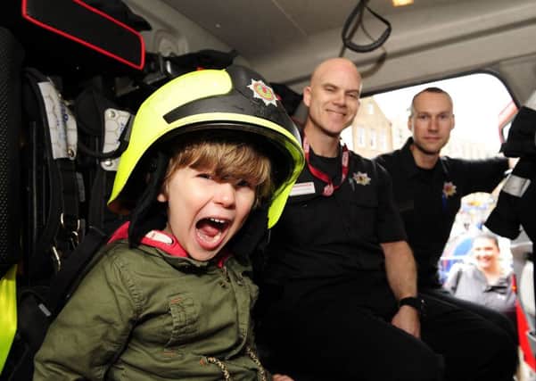 Youngsters will be able to climb aboard fire engines at the Emergency Services Day at The Helix Park