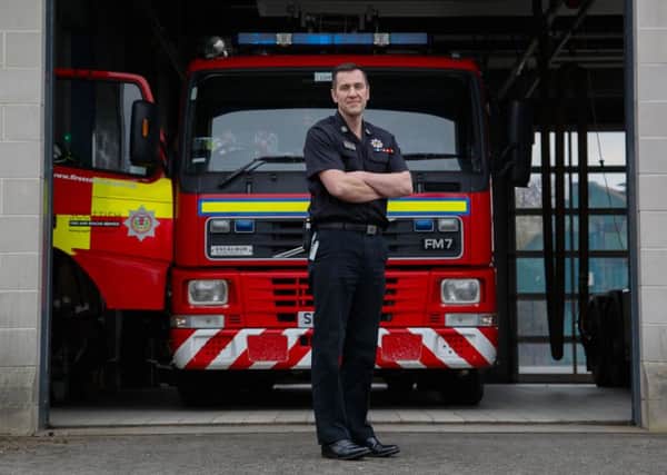 Experienced firefighter David Lockhart is the new Local Senior Officer for Falkirk and West Lothian