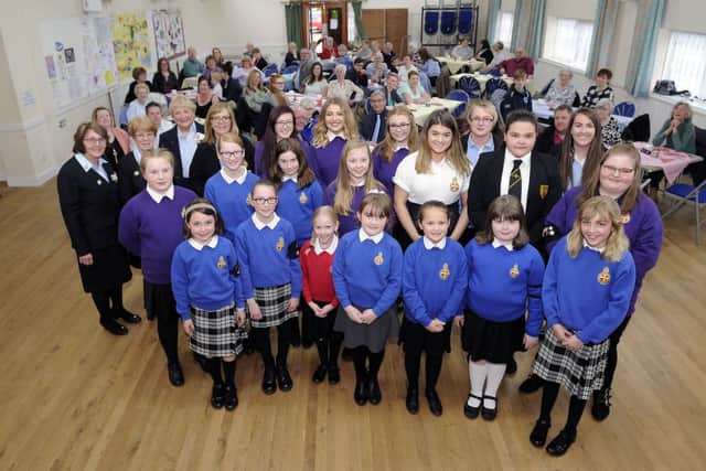 3rd Grangemouth Girls Brigade celebrated with a 50th Birthday Tea.  Pic: Michael Gillen.