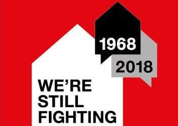 Call to action...under the banner Were still Fighting, Shelter Scotland is hoping more people will join its campaign in this, its 50th year.