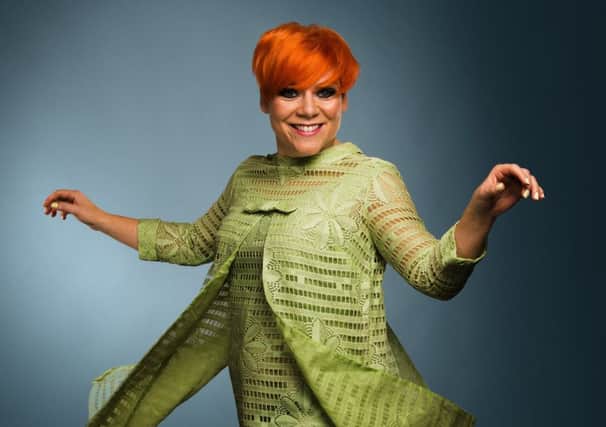 Victoria Jones starring as Cilla Black in Cilla and The Shades of the 60s at Falkirk Town Hall