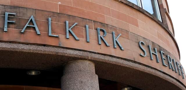 Martin appeared at Falkirk Sheriff Court