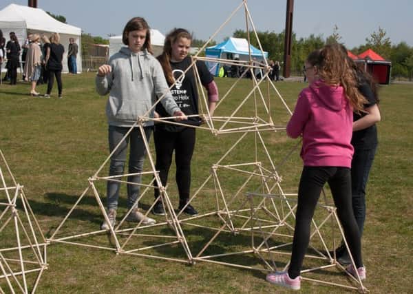 STEM event...last year, around 80 pupils descended on the Helix for a schools event but it has grown arms and legs this year and the public are being invited along on May 19 to join in the fun, as part of the area's Year of Young People celebrations. (Pic: Falkirk Community Trust)