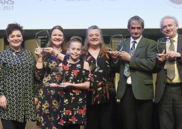 Winners at last year's Angels awards in Edinburgh