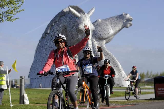 Over 700 people took part in the event, which was held in Falkirk for the second year.