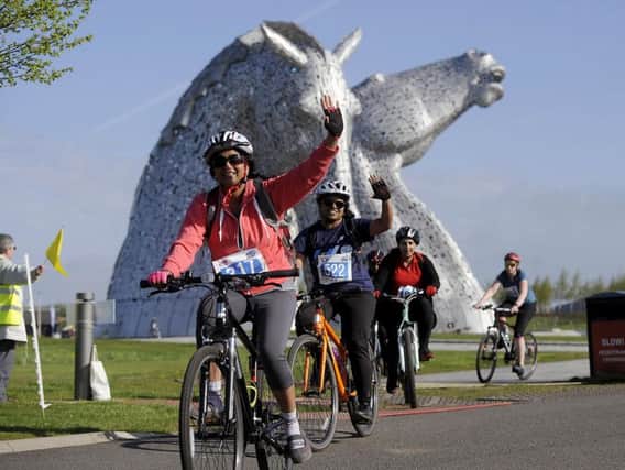 Over 700 people took part in the event, which was held in Falkirk for the second year.