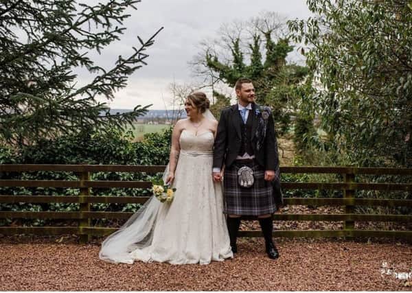 Claire Baxter and Dean McLachlan.  Pic: Picturesque by Mr and Mrs M