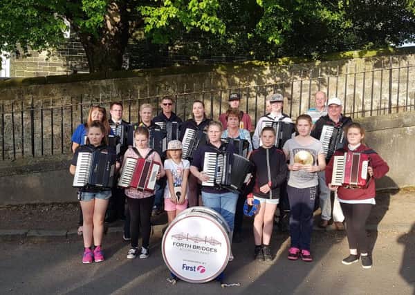 Members of the Forth Bridges Accordion Band have called on the Royal Bank of Scotland to allow them to access their accounts