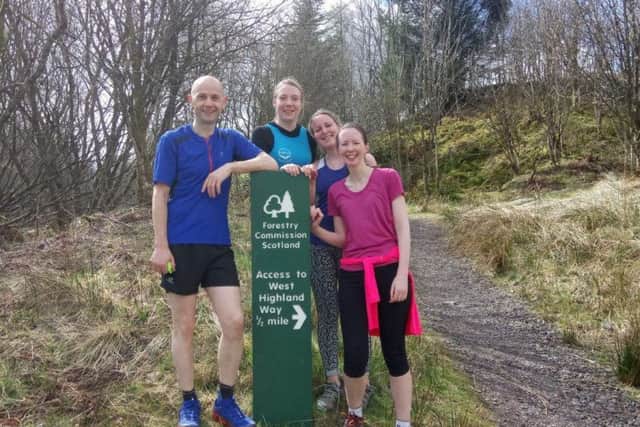 Way to go - these four Strathcarron run volunteers will be joined by several more on June 10