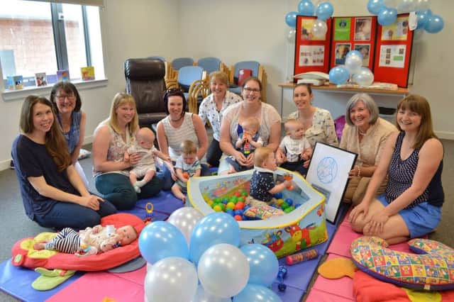 The award was presented at a breast feeding support group in Clackmannanshire.