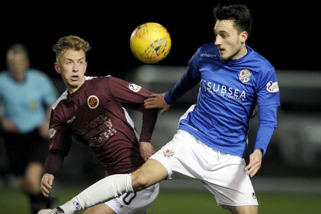 Paton made the League Two team of the year. Picture: Michael Gillen.