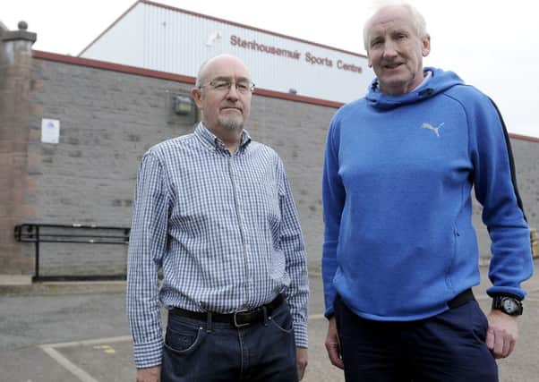 Regular users of Stenhousemuir Sports Centre  Roddy Dow and Colin Mackay say the community has effectively been ignored in what they see as an ill-advised bid to turn the facility into a profit-spinner for Falkirk Community Trust.