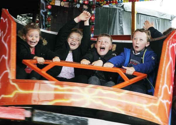 The fun fair rides at Camelon Mariners' Day are a big hit