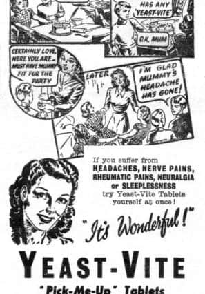 An advertisement typical of the time