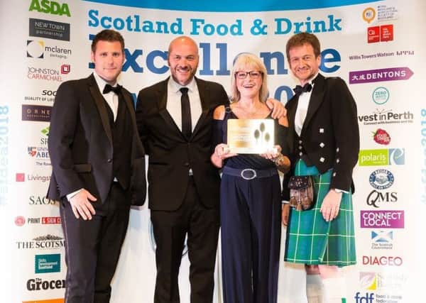 Mrs Tilly's scooped the prize at the Scottish Food and Drink Excellence Awards