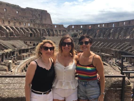 Mandie's trip to Rome with Tracy and Debbie was planned way back in 2016