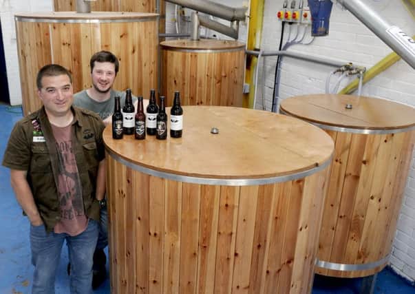 Hybrid Brewing owners Rab Lee and James Gilbert are celebrating after their product was selected by ALDI as part of the supermarkets Scottish Beer Festival