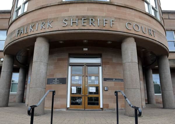 Jason Waugh received a community payback order at Falkirk Sheriff Court