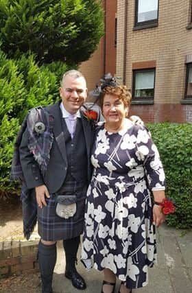 Peter McConnachie from Kincardine with mum Glenda