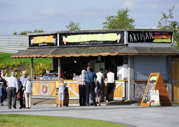 Confectionary was stolen from the Artisan Grill at The Helix Park as well as the Horsebox Cafe