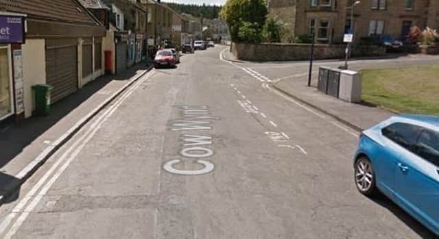 The incident happened in Cow Wynd. Image: GoogleMaps