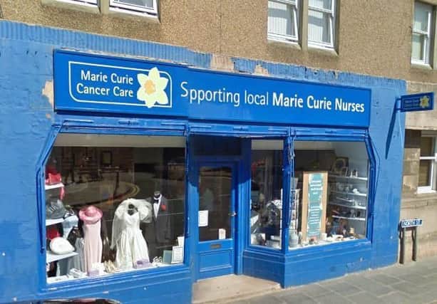 The incident happened at the Marie Curie shop on North St, Bo'ness. Pic: GoogleMaps