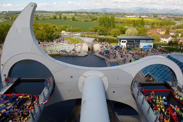 The world's only fully rotating boat lift in Falkirk was an obvious contender for the list and has duly been included. (Pic: Scott Louden)