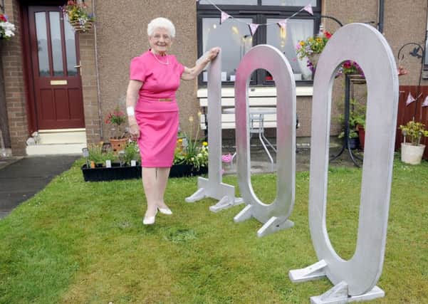 Mima Heaney was all smiles as she celebrated her new three-figure age. Picture: Michael Gillen