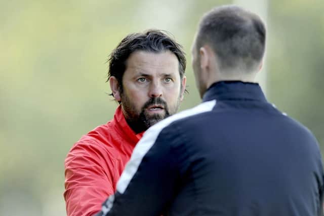 Paul Hartley starts his first full league campaign with Falkirk tomorrow. Picture: Michael Gillen
