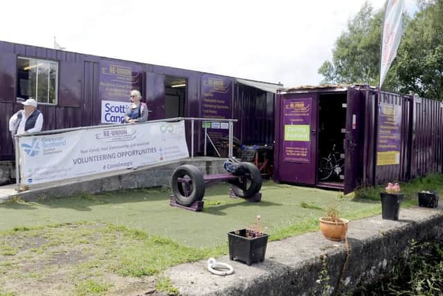 Re-Union Canal Boats is based at Lock 16 in Camelon