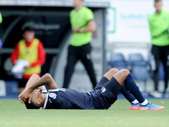 Dennon Lewis was disappointed to lose his first league game as a Bairns