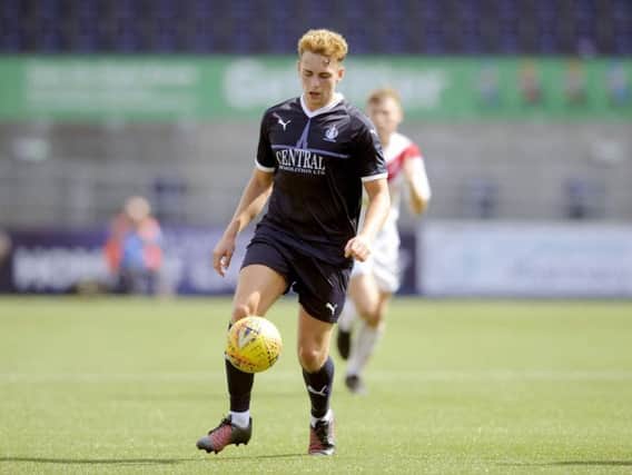 Mark Russell played for the Bairns on trial in pre-season